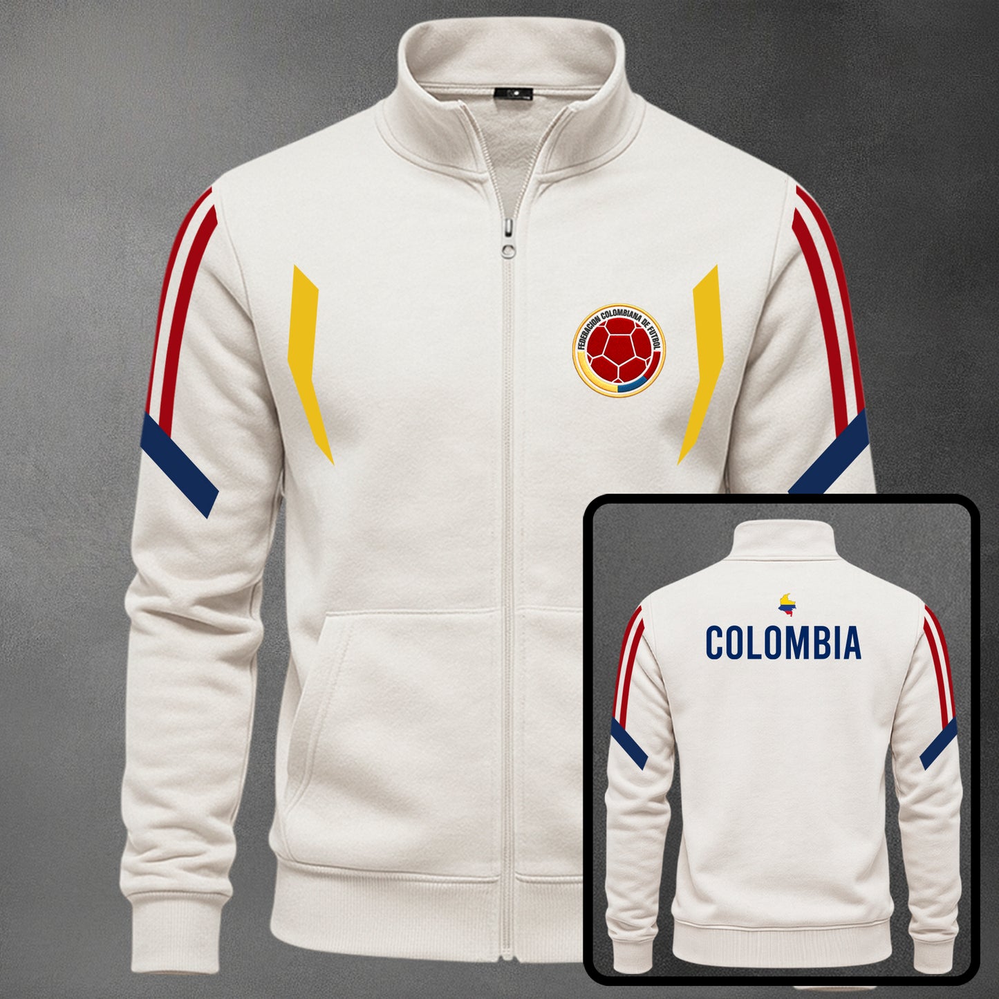 BUZO CLASICO SELECCION COLOMBIA CUELLO ALTO