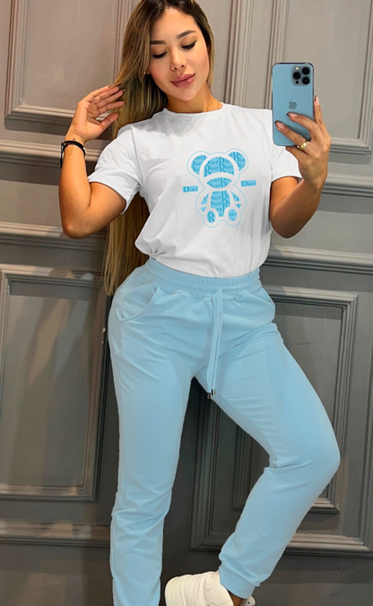 NUEVO CONJUNTO JOGGER Y CAMISETA OSITO D