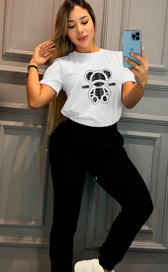 NUEVO CONJUNTO JOGGER Y CAMISETA OSITO D