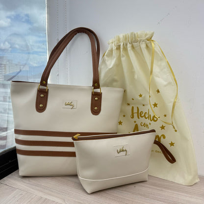 DUO BOLSO + COSMETIQUERA VICTORIA VELEZ