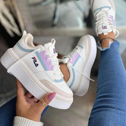 NUEVOS TENIS FILA SUELA ALTA