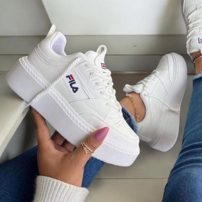 NUEVOS TENIS FILA SUELA ALTA