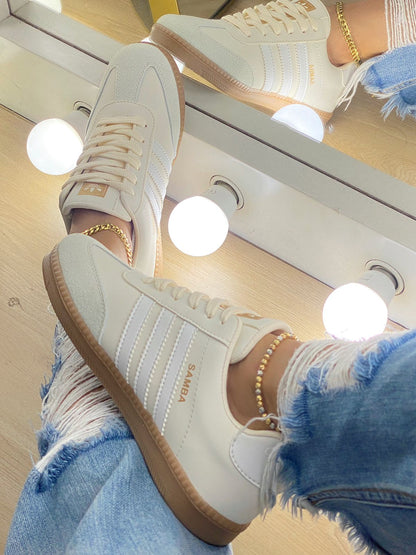 Nuevos Tenis Samba Beige