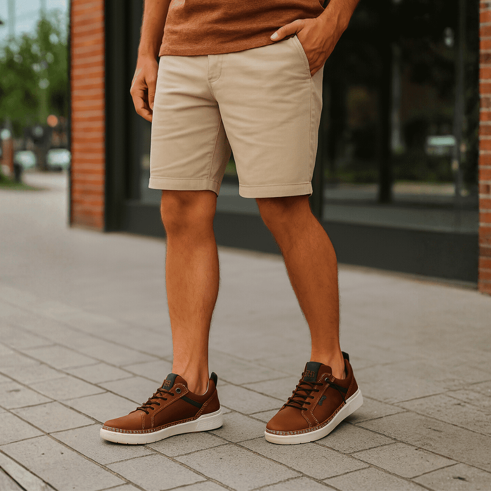 Zapato casual corte bajo puesto