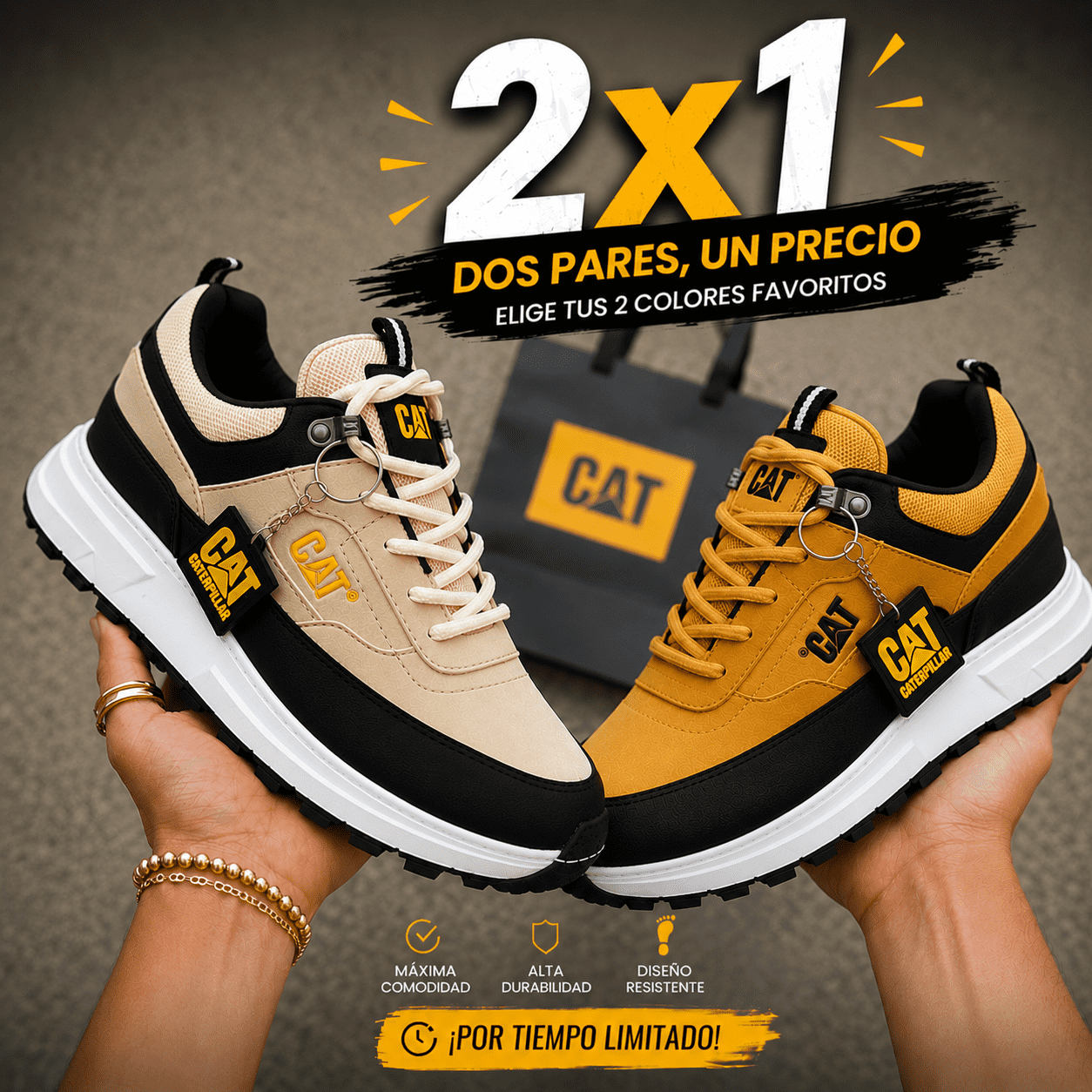 TENIS CAT SPORT 2x1
